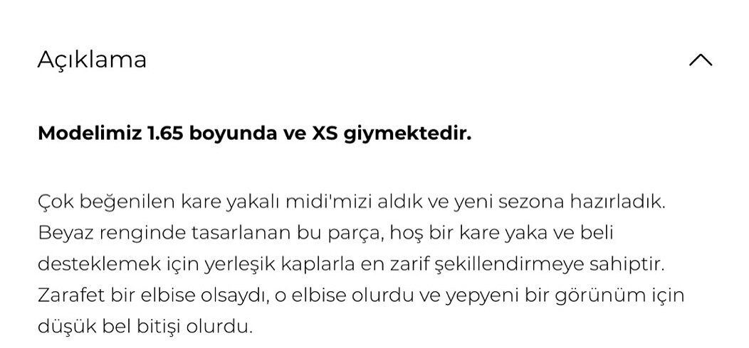xxl Beden beyaz Renk Yüksek Bel Kare Yaka Midi Elbise | Beyaz