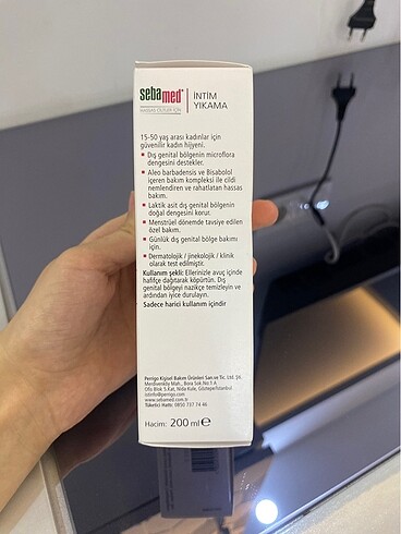  Beden Sebamed yıkama jeli