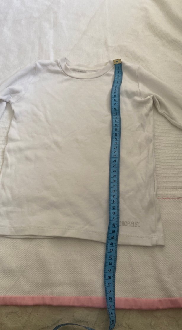 Beyaz Uzun Kollu Çocuk Atlet - Görsel 2