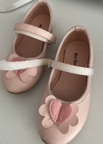 Pembe Tokalı Kız Çocuk Babet Ayakkabı - Görsel 7