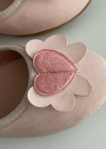 Pembe Tokalı Kız Çocuk Babet Ayakkabı - Görsel 6