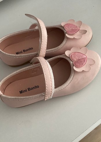 Pembe Tokalı Kız Çocuk Babet Ayakkabı - Görsel 2