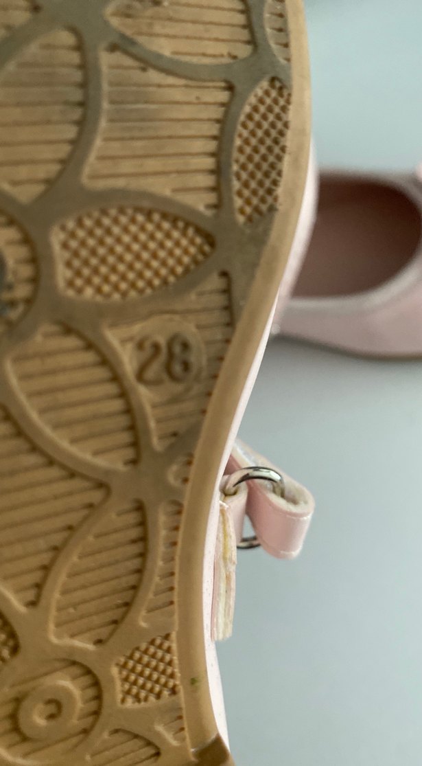 Pembe Tokalı Kız Çocuk Babet Ayakkabı - Görsel 5