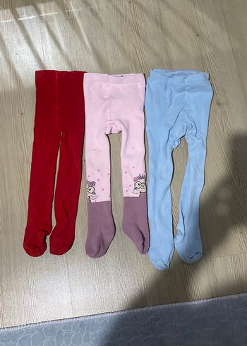 Çocuklar için Pastel Renkli Külotlu Çoraplar - Görsel 2