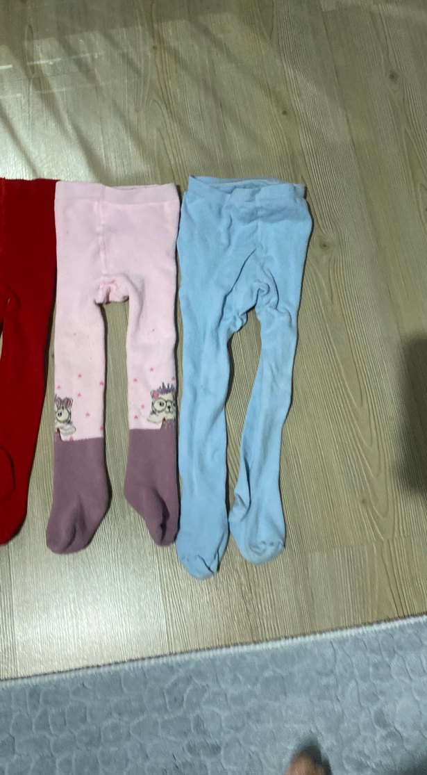 Çocuklar için Pastel Renkli Külotlu Çoraplar - Görsel 5