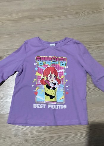 Mor Uzun Kollu Tişörtü LC Waikiki - Görsel 3