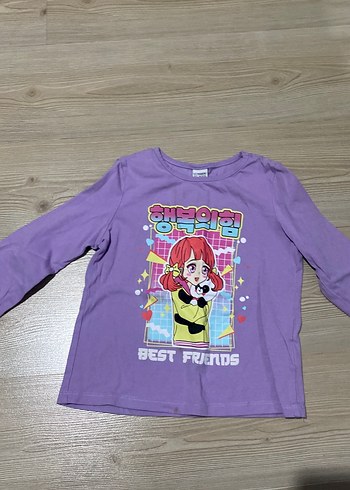 Mor Uzun Kollu Tişörtü LC Waikiki - Görsel 4