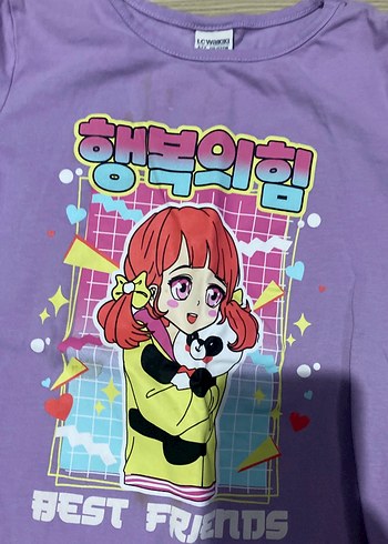 Mor Uzun Kollu Tişörtü LC Waikiki - Görsel 5