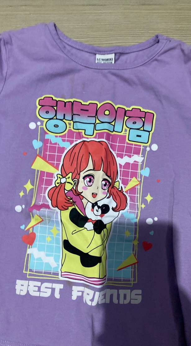 Mor Uzun Kollu Tişörtü LC Waikiki - Görsel 5