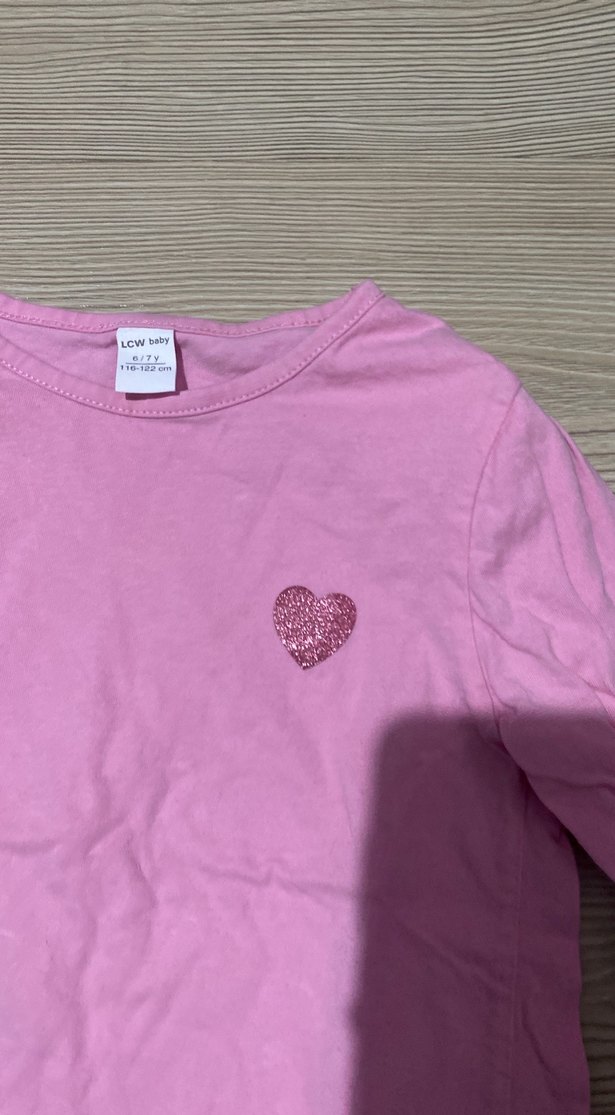 LCW Baby Pembe Uzun Kollu Tişörtü - Görsel 4