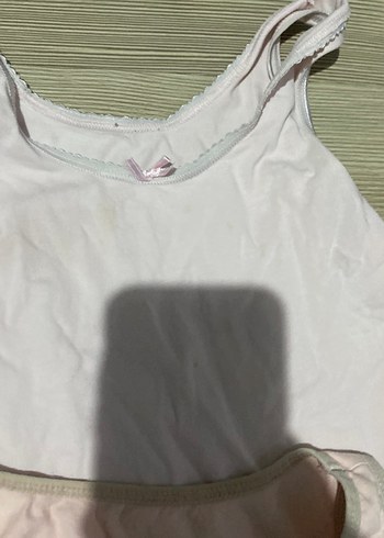 Kız Çocuk Pamuklu Askılı Atlet - Görsel 4