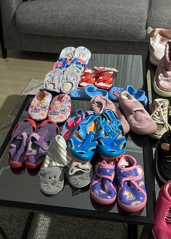 Pembe Kız Çocuk Sneakers Velcro Kapatmalı - Görsel 7