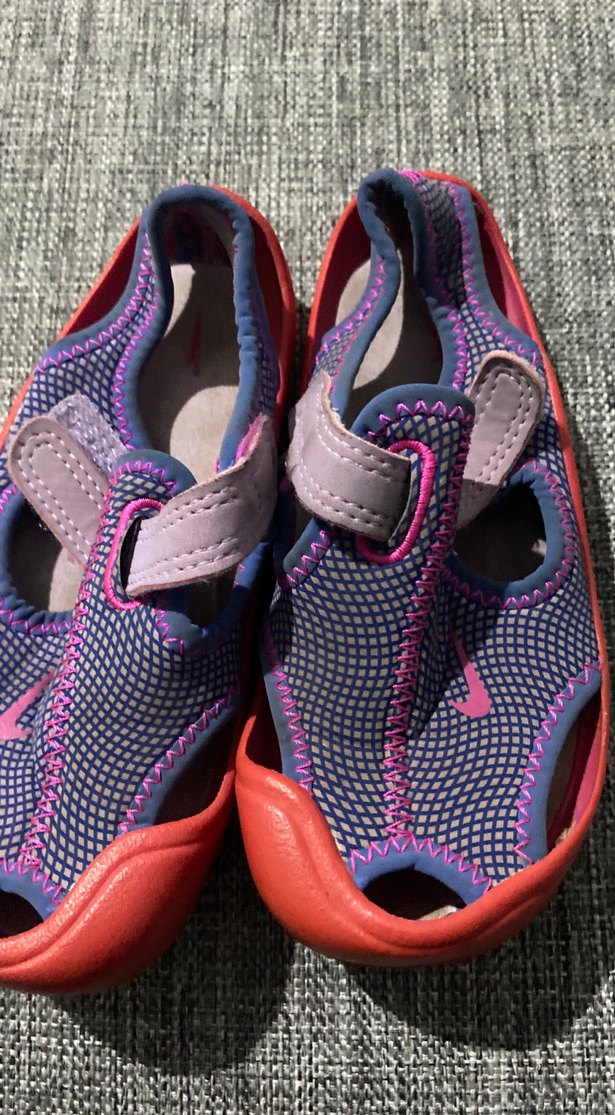 Mor Renkli Kız Çocuk Cırtcırtlı Terlik 17 cm alt tabanı - Görsel 2