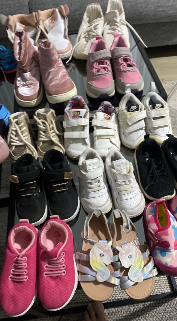 Mor Renkli Kız Çocuk Cırtcırtlı Terlik 17 cm alt tabanı - Görsel 5