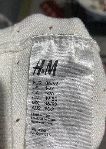 Beyaz Çocuk Örgü Bere - Görsel 4