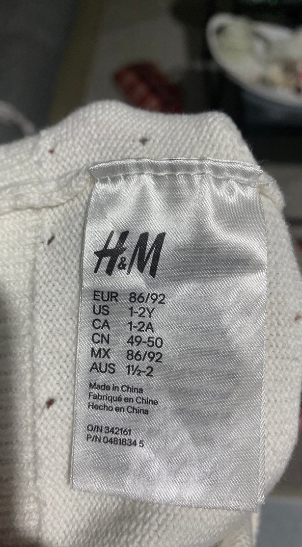 Beyaz Çocuk Örgü Bere - Görsel 4