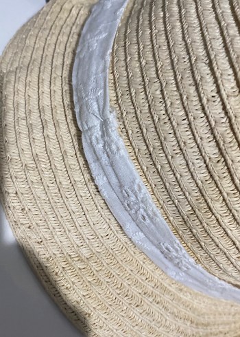 Hasır kız çocuk şapka - Görsel 4