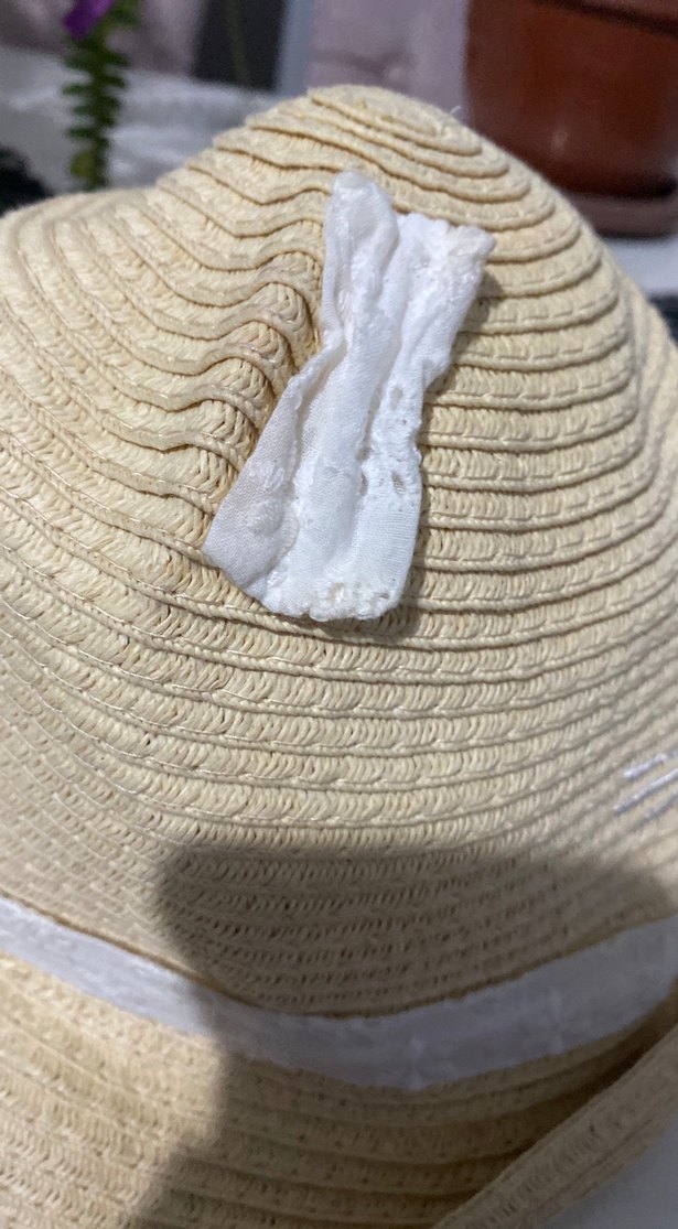 Hasır kız çocuk şapka - Görsel 5