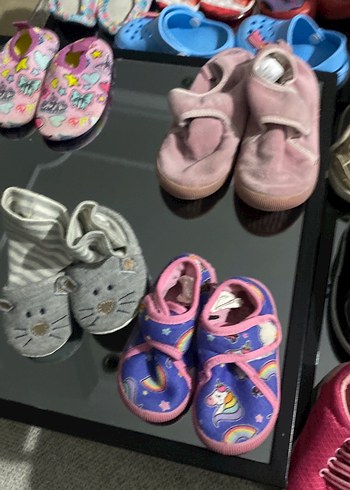 Kız Çocuk Çok Renkli Cırt Cırtlı Spor Ayakkabı - Görsel 15