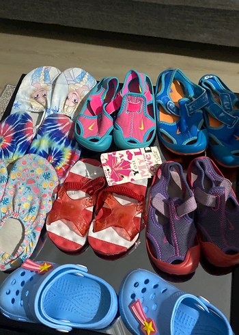 Kız Çocuk Çok Renkli Cırt Cırtlı Spor Ayakkabı - Görsel 11