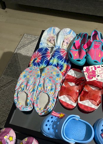 Kız Çocuk Çok Renkli Cırt Cırtlı Spor Ayakkabı - Görsel 12