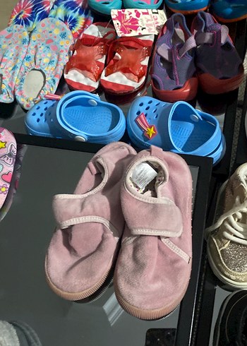 Kız Çocuk Çok Renkli Cırt Cırtlı Spor Ayakkabı - Görsel 14