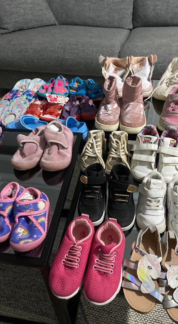 Kız Çocuk Çok Renkli Cırt Cırtlı Spor Ayakkabı - Görsel 5