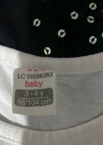 Kız Çocuk Payetli Straplez Baskılı Tişört - Görsel 8