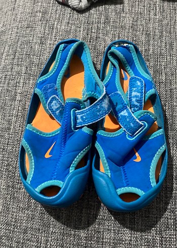 Turuncu Velcro Bantlı Erkek Çocuk Terlik - Görsel 4