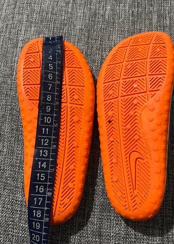 Turuncu Velcro Bantlı Erkek Çocuk Terlik - Görsel 2