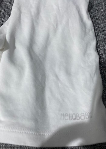 Bebek için beyaz düz atlet - Görsel 3