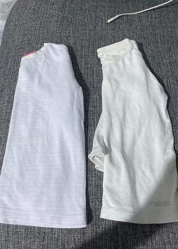 Bebek için beyaz düz atlet - Görsel 2