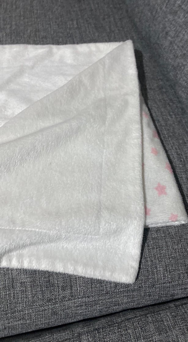 82 eni 105 boyu Pembe Yıldızlı Çocuk Battaniyesi - Görsel 4