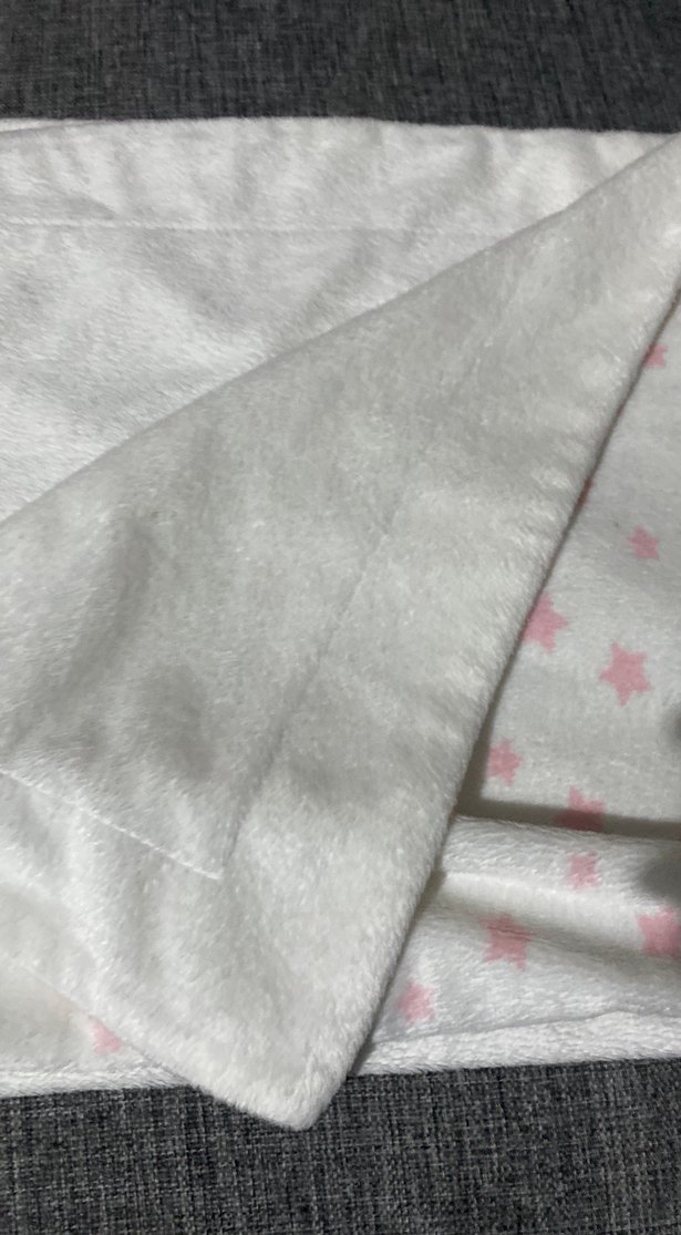 82 eni 105 boyu Pembe Yıldızlı Çocuk Battaniyesi - Görsel 5