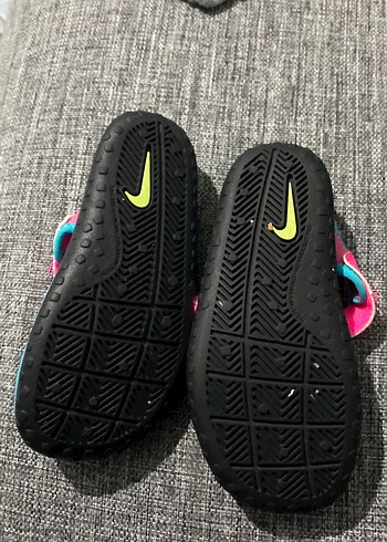 Tabanı 17 cm Kız Çocuk Renkli Bağcıksız Bantlı Terlik - Görsel 3