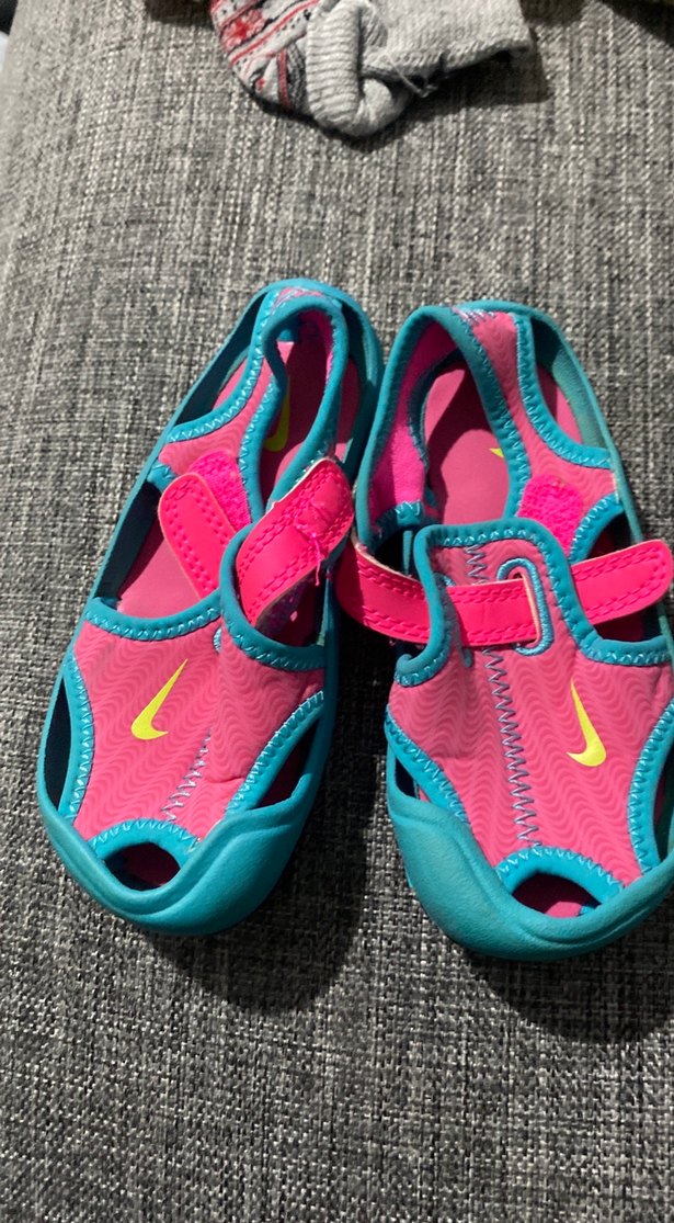 Tabanı 17 cm Kız Çocuk Renkli Bağcıksız Bantlı Terlik - Görsel 2