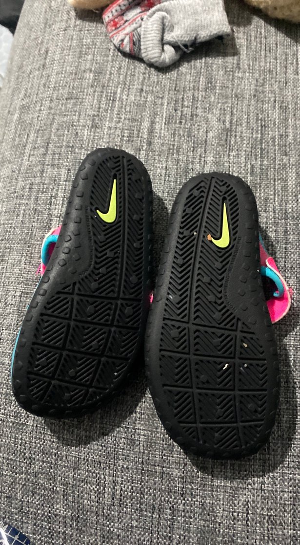 Tabanı 17 cm Kız Çocuk Renkli Bağcıksız Bantlı Terlik - Görsel 3