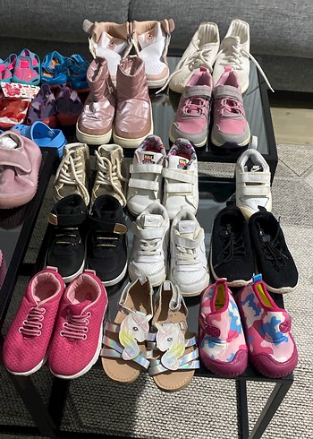 Kız Çocuk Pembe Cırt Cırtlı Spor Ayakkabı - Görsel 2