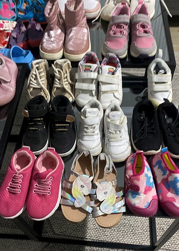 Kız Çocuk Pembe Cırt Cırtlı Spor Ayakkabı - Görsel 3