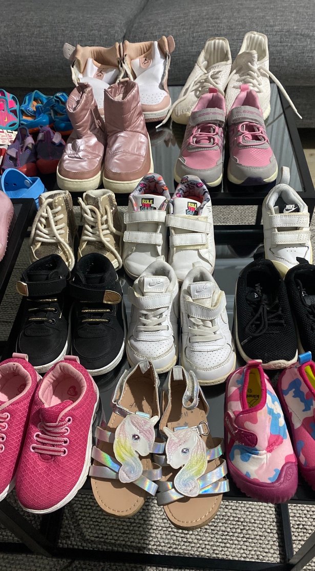 Kız Çocuk Pembe Cırt Cırtlı Spor Ayakkabı - Görsel 4