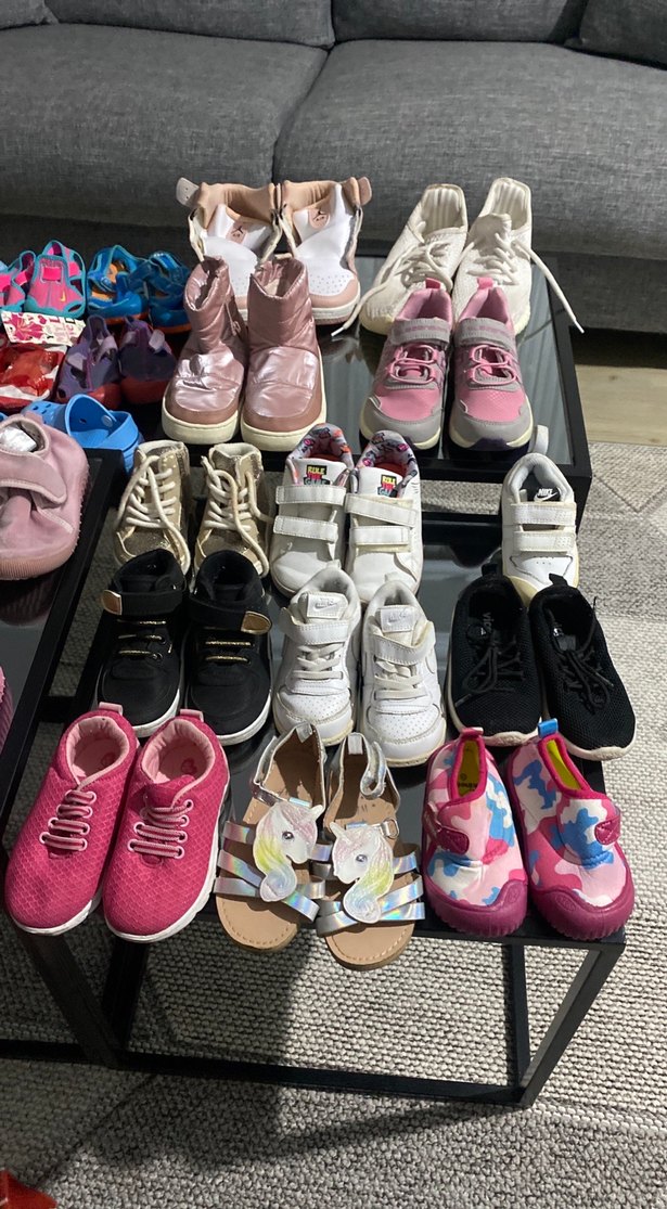 Kız Çocuk Pembe Cırt Cırtlı Spor Ayakkabı - Görsel 2