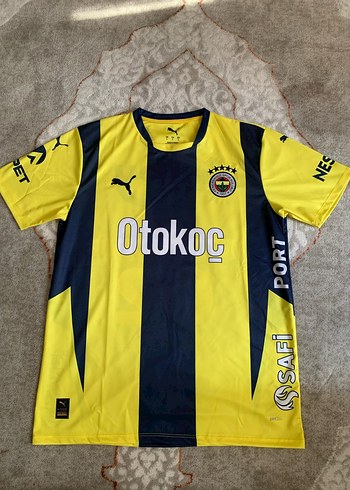 Sarı-siyah-lacivert kısa kollu erkek spor forması - Görsel 2