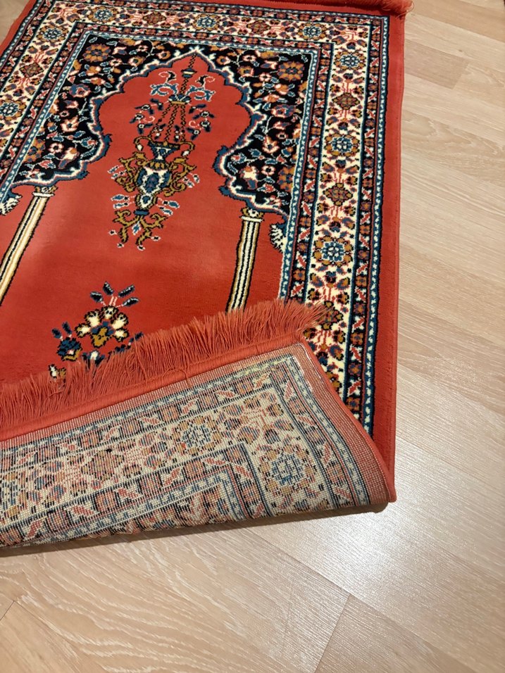 Halı seccade Renkli Desenli Klasik Halı - Görsel 2