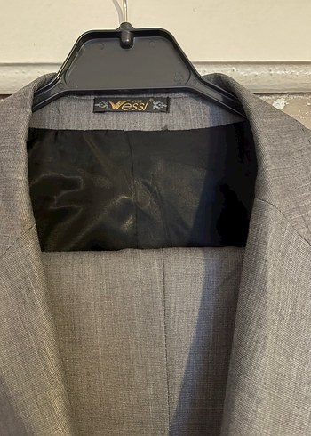 Gri Erkek Takım Elbise Ceketi - Görsel 3