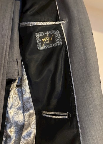 Gri Erkek Takım Elbise Ceketi - Görsel 2