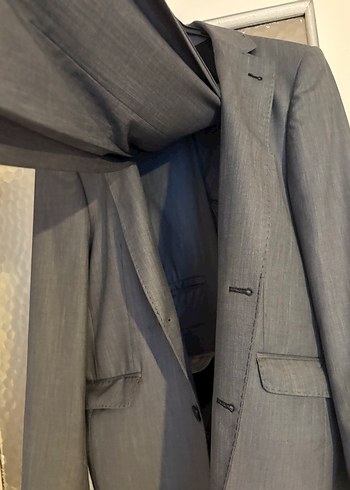 Gri Erkek Takım Elbise Ceketi - Görsel 5