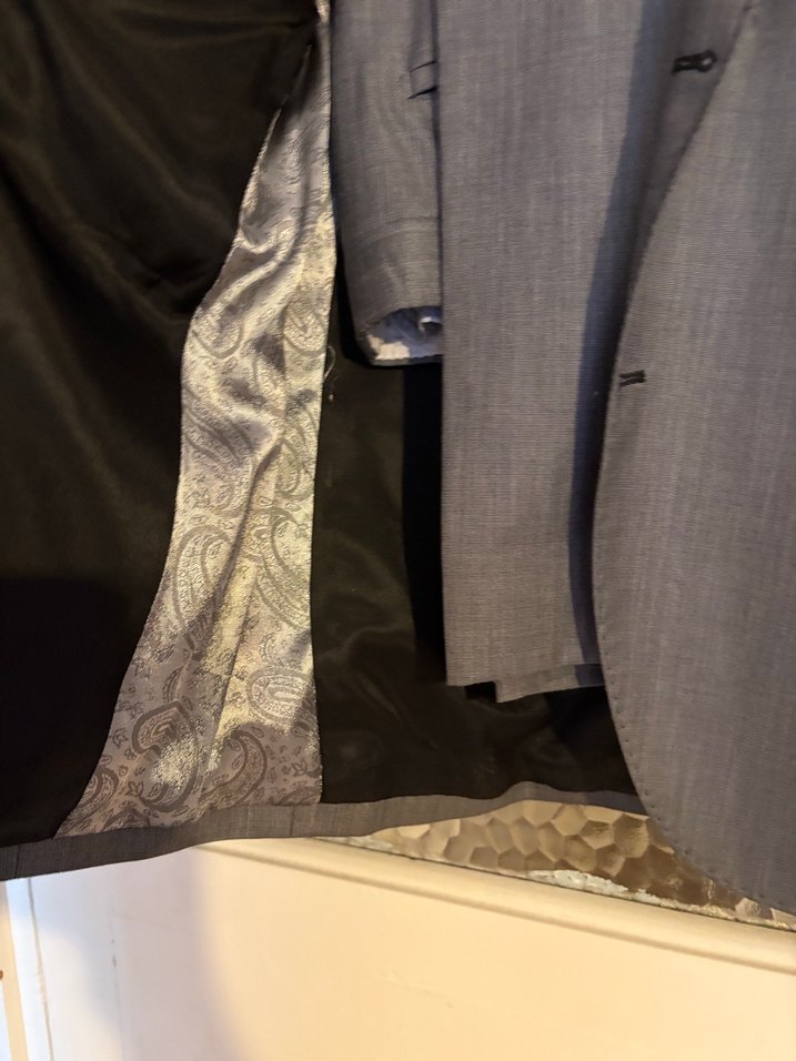 Gri Erkek Takım Elbise Ceketi - Görsel 4