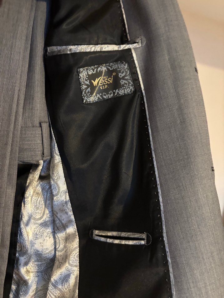 Gri Erkek Takım Elbise Ceketi - Görsel 2