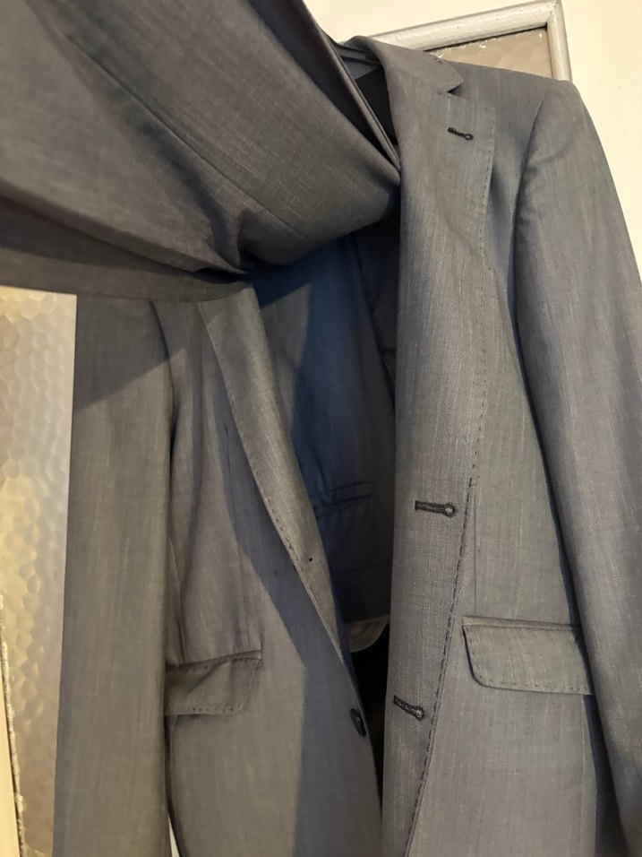 Gri Erkek Takım Elbise Ceketi - Görsel 5