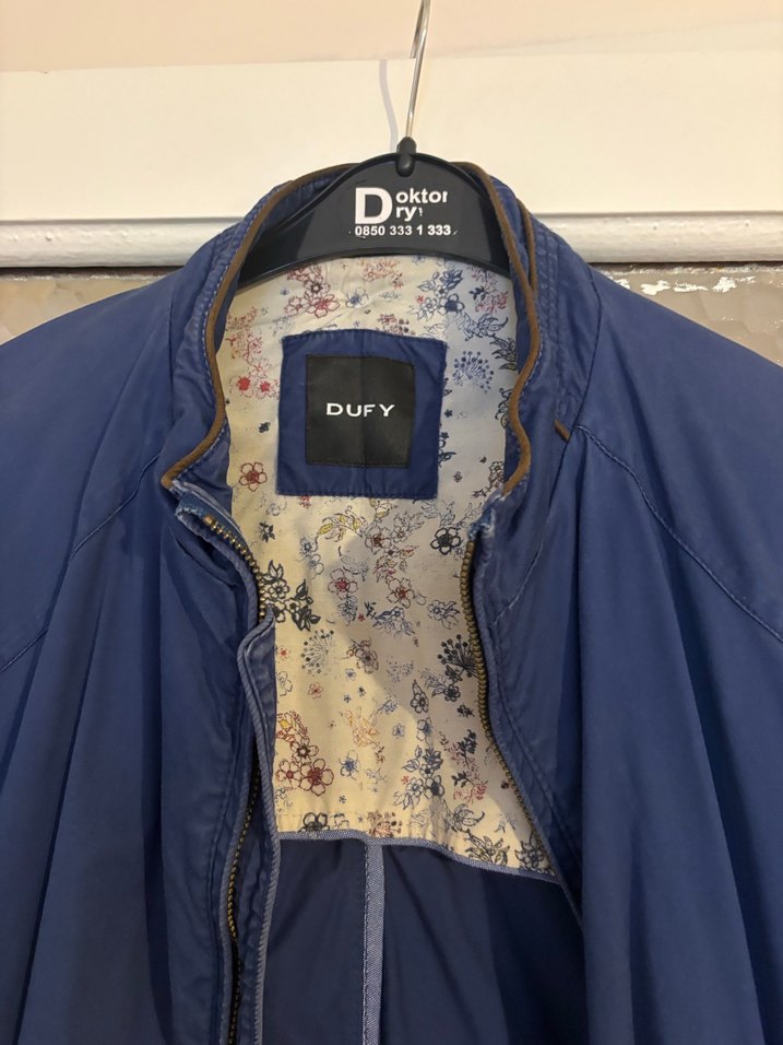 Mavi Erkek Denim Ceket Fermuarlı - Görsel 3